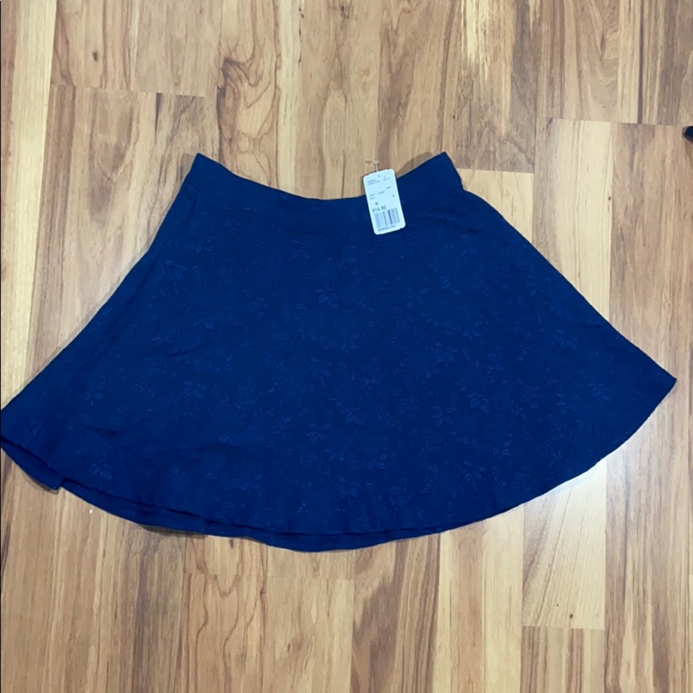 🔥🔥🔥Forever 21 Navy Blue Zip Skirt BNWT Medium